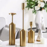 Maxbell Set of 6 Candle Holders Iron Candlestick Holder for Anniversary Mantel Event