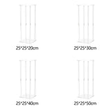 Maxbell Acrylic Vase Stand Wedding Centerpieces Stand for Wedding Dining Table Party 25cmx25cmx20cm