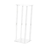 Maxbell Acrylic Vase Stand Wedding Centerpieces Stand for Wedding Dining Table Party 25cmx25cmx30cm