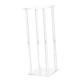 Maxbell Acrylic Vase Stand Wedding Centerpieces Stand for Wedding Dining Table Party 25cmx25cmx30cm