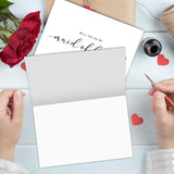 Maxbell Maid of Honor Cards Party Matron Honor Romantic Bridesmaid Proposal Cards 6 Cards