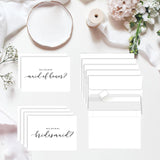 Maxbell Maid of Honor Cards Party Matron Honor Romantic Bridesmaid Proposal Cards 6 Cards