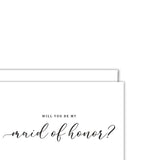 Maxbell Maid of Honor Cards Party Matron Honor Romantic Bridesmaid Proposal Cards 6 Cards