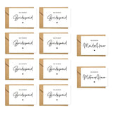 Maxbell Maid of Honor Cards Party Matron Honor Romantic Bridesmaid Proposal Cards 10 Cards