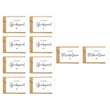 Maxbell Maid of Honor Cards Party Matron Honor Romantic Bridesmaid Proposal Cards 10 Cards