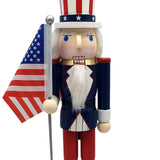 Maxbell Wood Nutcracker 38cm Party Favors Nutcracker Figure for Festival LL0092