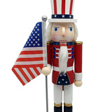 Maxbell Wood Nutcracker 38cm Party Favors Nutcracker Figure for Festival LL0093