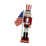 Maxbell Wood Nutcracker 38cm Party Favors Nutcracker Figure for Festival LL0093