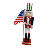 Maxbell Wood Nutcracker 38cm Party Favors Nutcracker Figure for Festival LL0094