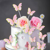 15Pcs Fairy Cake Toppers Modern for Holiday Baking Decoration Congratulation