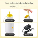 Maxbell Balloon Pump Decorations Air Pump for Graduation Birthday Parties Engagement yellow