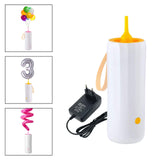 Maxbell Balloon Pump Decorations Air Pump for Graduation Birthday Parties Engagement yellow