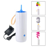 Maxbell Balloon Pump Decorations Air Pump for Graduation Birthday Parties Engagement blue