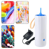 Maxbell Balloon Pump Decorations Air Pump for Graduation Birthday Parties Engagement blue
