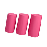 Maxbell 3Pcs Cylinder Pedestal Covers Decor Elastic Anniversary Pedestal Stand Cover Rose