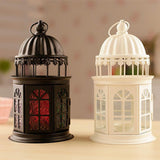 Maxbell Decorative Candle Lantern Home Decor for Dining Room Pathway Events Parities White