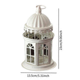 Maxbell Decorative Candle Lantern Home Decor for Dining Room Pathway Events Parities White