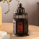 Maxbell Decorative Candle Lantern Home Decor for Dining Room Pathway Events Parities Black