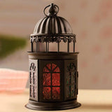 Maxbell Decorative Candle Lantern Home Decor for Dining Room Pathway Events Parities Black