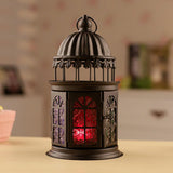 Maxbell Decorative Candle Lantern Home Decor for Dining Room Pathway Events Parities Black