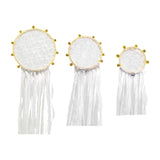 Maxbell Wedding Bell Lace Wall Hanging Ornament Accessory for Bedroom Decor Romantic Diameter 20cm