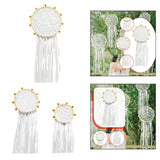 Maxbell Wedding Bell Lace Wall Hanging Ornament Accessory for Bedroom Decor Romantic Diameter 20cm