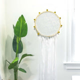 Maxbell Wedding Bell Lace Wall Hanging Ornament Accessory for Bedroom Decor Romantic Diameter 20cm