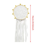 Maxbell Wedding Bell Lace Wall Hanging Ornament Accessory for Bedroom Decor Romantic Diameter 20cm
