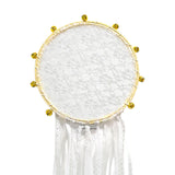 Maxbell Wedding Bell Lace Wall Hanging Ornament Accessory for Bedroom Decor Romantic Diameter 20cm