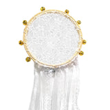 Maxbell Wedding Bell Lace Wall Hanging Ornament Accessory for Bedroom Decor Romantic Diameter 15cm