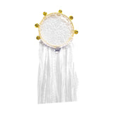 Maxbell Wedding Bell Lace Wall Hanging Ornament Accessory for Bedroom Decor Romantic Diameter 10cm