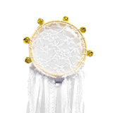 Maxbell Wedding Bell Lace Wall Hanging Ornament Accessory for Bedroom Decor Romantic Diameter 10cm
