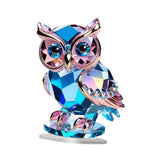 Maxbell Owl Ornament Animal Gift Acrylic Modern Accents for Cabinet Office Bookshelf