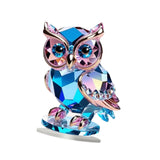 Maxbell Owl Ornament Animal Gift Acrylic Modern Accents for Cabinet Office Bookshelf
