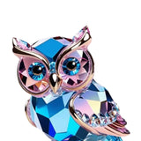 Maxbell Owl Ornament Animal Gift Acrylic Modern Accents for Cabinet Office Bookshelf
