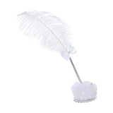 Maxbell Feather Pen White Wedding Signing Pen for School Office Artwork Party Favors
