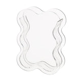 Maxbell Acrylic Hydroponic Vase Modern Centerpiece Flower Vase for Table Living Room Transparent