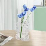 Maxbell Acrylic Hydroponic Vase Modern Centerpiece Flower Vase for Table Living Room Transparent
