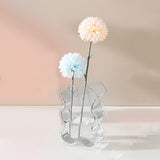 Maxbell Acrylic Hydroponic Vase Modern Centerpiece Flower Vase for Table Living Room Transparent
