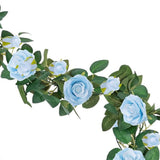 Maxbell Artificial Floral Garland Hanging Rose Garland for Wedding Christmas Outdoor