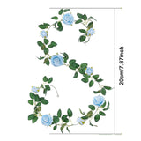 Maxbell Artificial Floral Garland Hanging Rose Garland for Wedding Christmas Outdoor