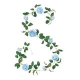 Maxbell Artificial Floral Garland Hanging Rose Garland for Wedding Christmas Outdoor