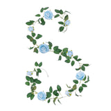 Maxbell Artificial Floral Garland Hanging Rose Garland for Wedding Christmas Outdoor