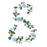 Maxbell Artificial Floral Garland Hanging Rose Garland for Wedding Christmas Outdoor