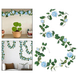 Maxbell Artificial Floral Garland Hanging Rose Garland for Wedding Christmas Outdoor