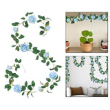 Maxbell Artificial Floral Garland Hanging Rose Garland for Wedding Christmas Outdoor
