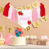 Maxbell 1ST Birthday Highchair Banner Birthday Accessories Decorative Photo Backdrop