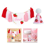 Maxbell 1ST Birthday Highchair Banner Birthday Accessories Decorative Photo Backdrop