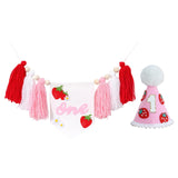 Maxbell 1ST Birthday Highchair Banner Birthday Accessories Decorative Photo Backdrop