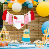 Maxbell 1ST Birthday Highchair Banner Birthday Accessories Decorative Photo Backdrop